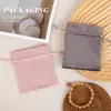 Bolsa de Terciopelo para Joyería, Bolsa de Almacenamiento para Joyería, Bolsa de Regalo de Terciopelo con Cordón, Bolsa de Terciopelo con Cordón