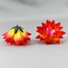 Flor de Borboleta Simulada Flor de Abacaxi Flor de Crisântemo Arranjo de Flores Artesanal Rattan com Cabeça de Flor de Seda Flor Artificial Semi-Acabada