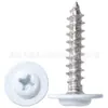 Tornillos Autorroscantes de Acero Inoxidable 304 con Cabeza Redonda de Cruz y Arandelas, M2 M3