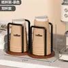 Dispensador de vasos desechables, portavasos de papel de escritorio, soporte para vasos de madera maciza para colocar vasos, vasos de agua, vasos de café, vasos de té, estante de almacenamiento simple