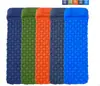 Colchoneta inflable para exteriores de nailon TPU con almohada, cama inflable plegable, portátil, bomba de aire, tienda de campaña, colchoneta a prueba de humedad, colchoneta para dormir de camping