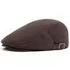 Suéter de Algodón Otoño e Invierno Gorro para Hombre Estilo Británico Vintage Boina Moda para Mujer Gorro Tejido Delantero en stock