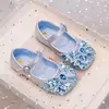 Zapatos de Cristal para Niña 2026 Primavera/Verano Nuevo Estilo Moda para Niñas Versátiles Zapatos Pequeños de Piel para Bebé Niña Zapatos de Princesa con Lazo