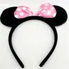 Diadema de Cabeza de Mickey Fiesta de Rendimiento Lazo Parque de Atracciones Minnie Sesión de Fotos Diadema Pasador Accesorio para el Cabello Tocado Hecho a Mano