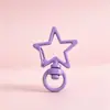 Verniz Colorido para Assar Fivela de Mola Pentagrama Tira de Cauda Acessórios para Joias DIY Feitos à Mão Pingente de Bolsa de Brinquedo Desenho Animado Gancho
