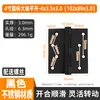 Bisagra de Acero Inoxidable 5*4 Ensanchada y Engrosada Rodamiento Silencioso Bisagra para Puerta de Habitación Resistente Transfronteriza 304 Bisagra Plana Exportación