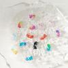Acessórios de unha populares de celebridade online em vidro de cristal com tema de carpa, lote misto, fofos, de gelo, transparentes, acessórios de unha diy, acessórios de resina