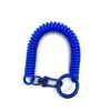 Hebilla de Puerta Pintada de Color Cuerda de Resorte Aleación Llavero de Resorte Llavero de Bolso Accesorios Línea de Honda Antiperdida Cordón