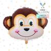 Globos de Papel de Aluminio con Cabeza de Animal de Dibujos Animados León Tigre Jirafa de la Selva Fiesta Temática de Animales Decoración de Cumpleaños Props