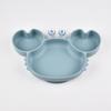 Plato de Cena para Niños Set de Vajilla para Alimentar Bol para Comida de Bebé Ventosa Silicona de Grado Alimenticio Vajilla Infantil