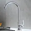 Grifo de Cocina de Cobre Giratorio 360 grados Grifo Vertical con Conexión de Pared de 4 Puntos para Fregadero, Hecho de Cobre Puro, Sudeste Asiático.
