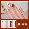 Zhengxiang Filme de Esmalte Transfronteiriço Europeu e Americano Adesivos de Unha Adesivos de Unha de Desenho Animado de Natal Amazon Adesivos de Unha de Gel à Prova d'Água