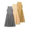 Ins Ropa de mujer al por mayor estilo europeo y americano 2026 Otoño Nuevo Estilo Largo Retro Francés Cintura ceñida Falda Vestido de Dobladillo Ancho