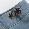 Hebilla de Cintura en Forma de Corazón Hebilla de Nudo Chino Par Hebilla de Metal Sin Costura Sin Clavo Botón Herramienta Reductora de Cintura para Jeans