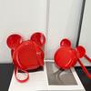 Bolsa Pequena Fofa de Desenho Animado do Mickey Feminina 2025 Novo Estilo Mais Fácil de Combinar Bolsa de Ombro Moda Tendência Bolsa Transversal Literária