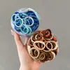 Goma elástica para el pelo de niños color lata encaje goma elástica para niñas banda elástica alta para el pelo cuerda para la cabeza de bebé