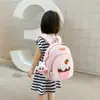 Mochila Escolar de Jardín de Infancia Anti-Pérdida para Niños Nueva Dibujos Animados Transpirable Preescolar Clase 3 Años 5 Años Mochila para Niñas de Primaria y Secundaria Ligera