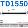 Trilho guia para bloco de terminais TD15A terminal combinado TD-1510/20/25/30/35/40/45/50p