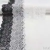 Ribete de Encaje Elástico de Punto de Trama con Patrón Étnico Premium Tanglong, Encaje Suave para Ropa y Textiles del Hogar