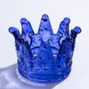 Portavelas de cristal, portavelas de corona, cenicero creativo, cenicero para el hogar y el negocio, pieza decorativa estilo Ins, portavelas nórdico