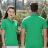 Polos Personalizadas para Equipes Corporativas, Camisetas de Manga Curta com Logo Estampado, Roupa de Trabalho, Camisetas Culturais, Tecido Respirável Bordado