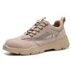 Sapatos de Proteção Respiráveis para Trabalho Transfronteiriços Dinggu para Homens, Anti-Atingimento, Anti-Perfuração, Absorventes de Choque, Leves e Macios Calçados de Segurança, Sapatos de Trabalho Protetores Leves