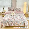 Conjunto de Lençol de Elástico de Quatro Peças Amazon Aliexpress Roupa de Cama capa de edredom de penas Têxtil para Casa Fabricante Comércio Exterior Atacado Estilo de Lençol de Elástico