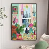 Pintura abstrata suspensa de Matisse sala de estar grande de chão pintura decorativa alto senso nicho arte fundo de sofá pintura a óleo