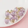 Nuevo Agujero para Colgar Fresa Chapada Accesorios Resina DIY Accesorios para Joyería Cadena de Teléfono Móvil Llavero Colgante Colgante