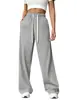 Pantalones Deportivos Casuales de Pierna Ancha Recta Sueltos con Cintura Elástica Ropa Europea y Americana Transfronteriza de Amazon Otoño e Invierno 2024