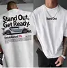 [Código Europeo Transfronterizo] Camiseta de Cuello Redondo Algodón Puro 180g Patrón de Coche y Cerveza--Personalizado
