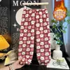 Pantalones de Pijama de Felpa Grano de Nieve para Niños Niños Felpa Plus Pantalones Cálidos Niñas Pantalones Largos Engrosados Otoño Invierno Niños Medianos y Grandes Pantalones para el Hogar