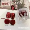 Polvo Espejo Mágico Carmesí Edición Limitada Año Nuevo y Navidad 2026 Brillo Aurora Rojo Polvo Espejo Mágico Salón de Uñas Wholesale