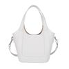 Bolsa Feminina 2025 Novo Estilo Textura Simples, Bolsa Balde Fofa Versão Coreana de Primavera, Bolsa Transversal de Ombro Único Retrô da Moda