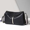 Bolso Cruzado de Piel Genuina para Hombre, Estilo Casual y de Alta Gama, Impermeable, Horizontal, Estilo Coreano, Bolso de Hombro para Hombre, Piel de Vaca de Primera Capa
