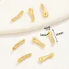 Contas Espaçadoras Geométricas de Forma Especial Banhadas a Ouro Real 14K com Zircônia Triângulo Fogos de Artifício Pingente Acessórios para Pulseira DIY