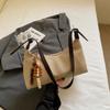 Moda Versátil para Comercio Exterior Transfronterizo Bolso de Hombro Cruzado para Mujer Bolso Sencillo Retro para Axila Bolso Cuadrado Pequeño de Gama Alta