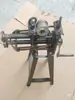 Prensa para bordes de chapa metálica 12 cm Prensa para nervaduras de eje largo Máquina de rodillo manual Equipo de aislamiento de tuberías Máquina formadora de bordes de lámina de aluminio