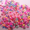 Liquidação 15g cerca de 1200 peças de argila macia para unhas fatia de fruta patch diy argila de areia movediça epóxi decorações