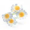 Flores Artificiales, Ramo de Margaritas Falsas, Materiales Hechos a Mano para DIY, Accesorios para el Cabello Estilo Bosque, Accesorios para Coronas, Flores de Seda, Crisantemos Artificiales
