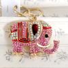 Chaveiro de Elefante Cravejado de Diamantes Estilo Tailandês de Exportação Cuidadosamente Selecionado Metal Pingente de Bolsa Feminina Argola de Chaveiro Pingente de Elefante Criativo