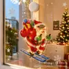 Pintura de diamantes 5D para colgar en la puerta de Navidad, pintura de diamantes para crear un ambiente festivo, decoraciones DIY para ventanas, venta al por mayor de fabricantes transfronterizos