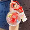 Llavero Colgante Creativo de Oveja con Corona de Dibujos Animados y Boca Fruncida Linda Decoración para Bolso Llavero de Coche Pequeño Regalo Venta al por Mayor
