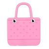Colgante para Bolso de Playa Eva Bolso con Agujeros Bolso Bogg Corazón Lazo Bolsa de Accesorios Flor Desmontable Flor para Zapato Hebilla