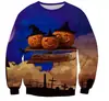 Suéter Divertido de Halloween con Elementos de Dibujos Animados para Hombres y Mujeres Transfronterizo, Suéter Festivo, Tops con Estampado 3D de Terror para Niños