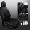 CLY Adecuado para Volkswagen Tange Juego de fundas de asiento de coche especiales para T-ROC Sports Leather Four Seasons Pad