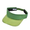 Sombrero de Sol Transparente Fluorescente de PVC con Diseño de Maíz Estilo Coreano Versátil Sombrero de Sol de Verano para Deportes al Aire Libre Sombrero Abierto sin Copa Protección Solar para Mujer