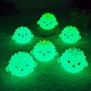 Adornos Creativos del Océano Luminosos Pez Globo Micro Paisaje Acuario Adornos Pequeños Dibujos Animados Pez Globo DIY Adornos de Resina