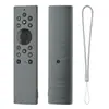 Adecuado para Hisense TV Pantalla Inteligente IA Modelo Grande Control Remoto por Voz Funda Protectora Funda de Silicona Todo Incluido a Prueba de Polvo y Caídas