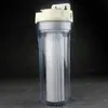 Prefiltro de una etapa espesado a prueba de explosiones purificador de agua elemento de filtro DIY tubería transparente de doble tres etapas filtro al por mayor